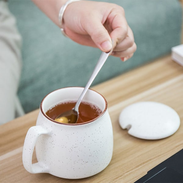 Kopp Drikkefontene Keramisk Kontor Hjem Ny Populær Kaffekopp_xrzi White 301-400 ml