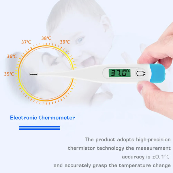 Digital termometer, vit, 1 enhet, 1 Blue Citizen CTA-303 Digital färgtermometer