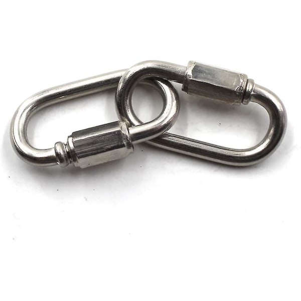 Hurtigkobling 304 Rustfritt Stål Skruelås Karabinkrok (m10)