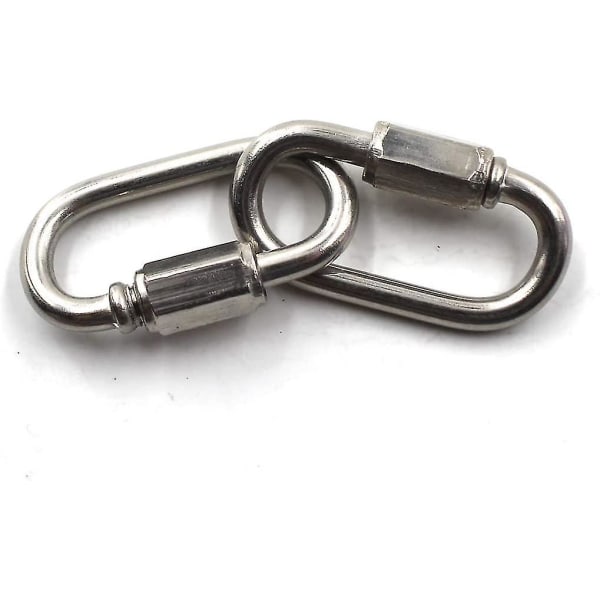 Hurtigkoblingsforbindelse 304 Rustfrit Stål Skrue Lås Karabiner (m10)