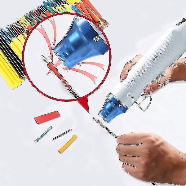 220 V kohokuviointipuhallin tee-se-itse-projekteihin, kuumailmapuhallin ruuvimeisselisarjan työkaluihin tai lämpökutistuville putkille, lämpökovettuva lämpökutisteputki.