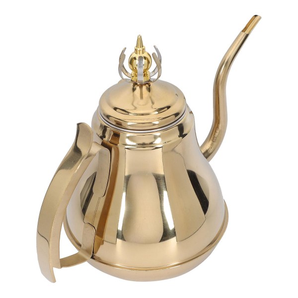 Kiehuva Kettle Kestävä Teekannu Keitetty Teekannu Ruostumaton Teräs Teekannu Suodattimella Kulta 20x18cm Golden 20x18cm