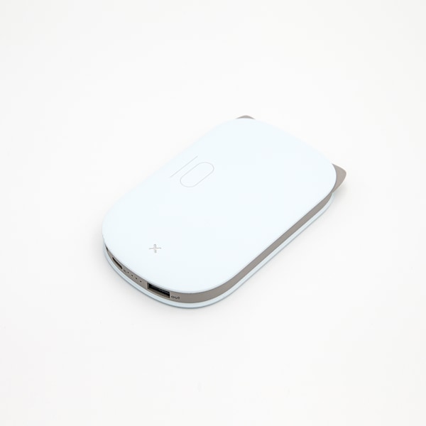 Bærbar mobiltelefonoplader 10000 mAh Smartphone Powerbank_xrzi Light Blue Type C