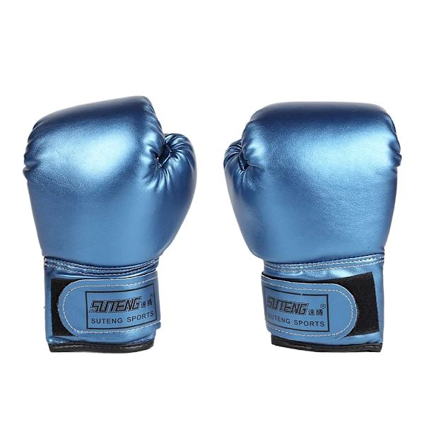 RYI_2 stk. Boksehandsker til børn PU Læder Kamphandsker Sandsæk Kickboxing Thaihandsker Professionelle til Børnetræning 01 Blå