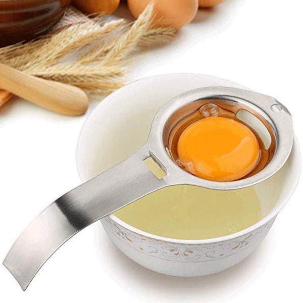 Äggseparator, äggvita och äggula separator, rostfritt stål, hälsa och säkerhet, separator, köksredskap
