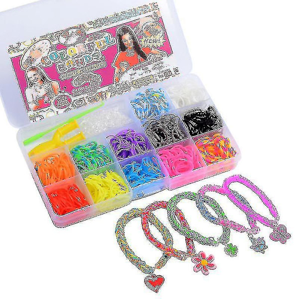 Gummibands Återfyllningskit Armband Tillverkningskit