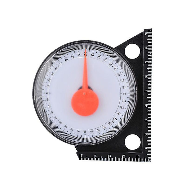 Mini Inclinometer Måleværktøj Vinkelmåler Hældningsmåler Vinkel Finder Klinometer Hældningsvinkelmåler Med Magnetisk Base (1 stk, Sort og Hvid)