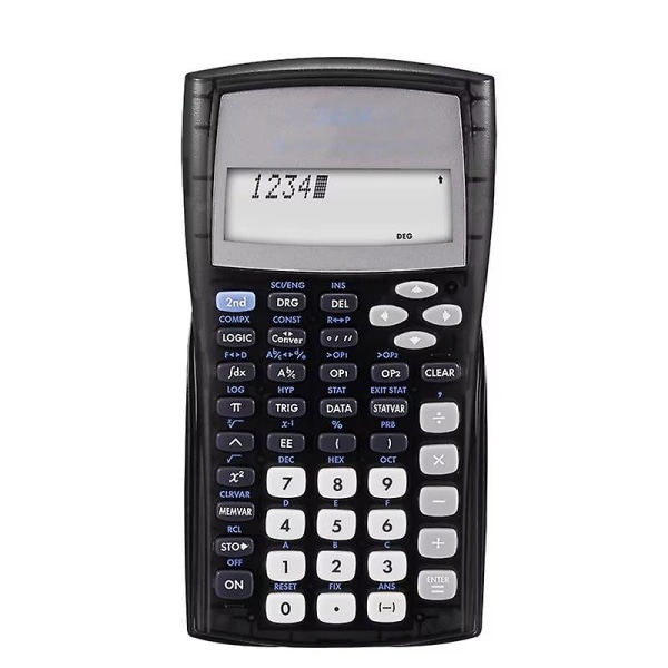 Texas Instruments Student Scientific Function Calculator Calculus Calculator Kaksirivinen Näyttö (1 Kpl, Musta)