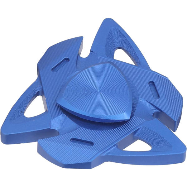 Metal Fingertop Gyroskop, Hold Fokus Portabel Størrelse, Omtænksom Robust Fingertop Gyro, Stressaflastende Legetøj Frit til Kontoret (Blå)