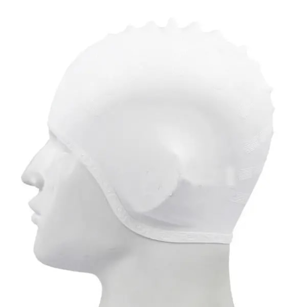 1 förpackning Unisex cap i silikon dam badmössor Badmössor för långt/kort hår, simtillbehör för att hålla håret torrt och E