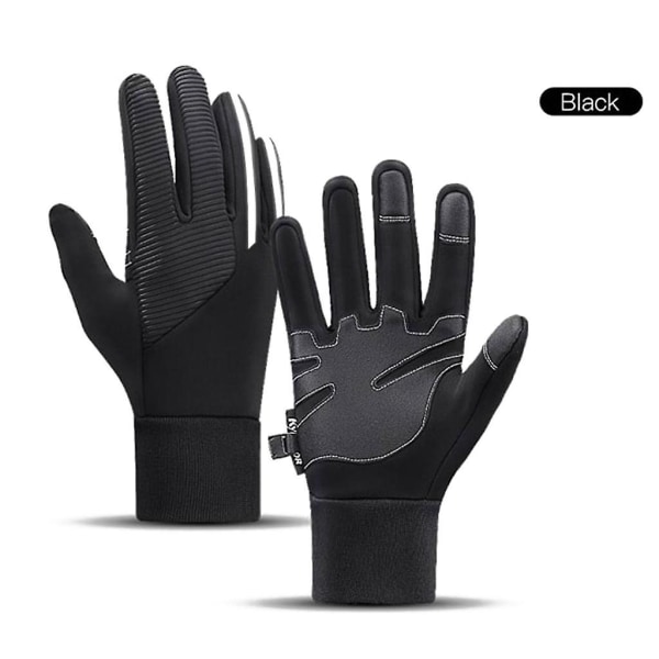 Gloves Men Warm Winter Gloves Cycling Gloves Touchscreen Gloves Windproof Running Gloves Men Women Non-slip Waterproof Sports Gloves For Running,