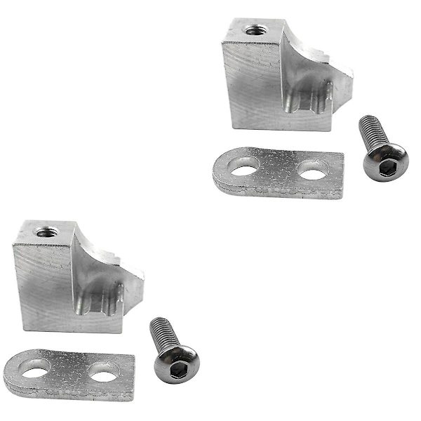 3 Sæt Indtag Manifold Reparationsbeslag Aluminium Legering Manifold Flap Reparationskit 2 Sæt 4X3cm 2 Sets 4X3cm