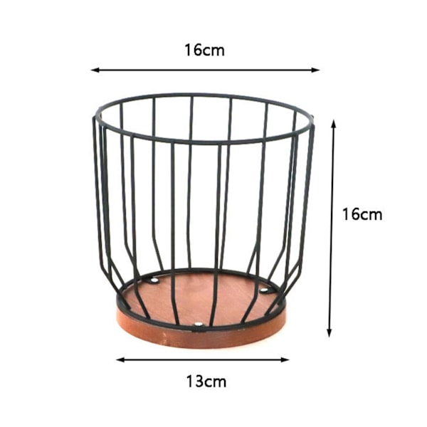 Kaffepodsställ Kaffehållare Rack Fruktförvaring Organizer Kaffe Kapsel Förvaring Förvaringslåda, Utan Lock