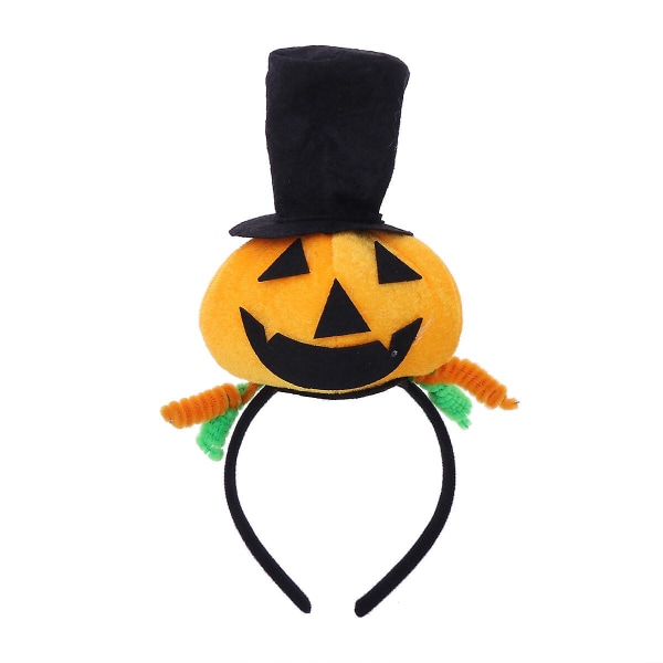 Elegant Halloween-hodeband med gresskarform, gresskar-mønster