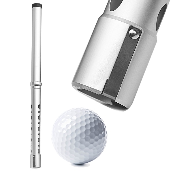 Golfbollsuppsamlare, golfbollplockare av aluminiumrör, hållbar och löstagbar golfbollsuppsamlare för vatten och buskar