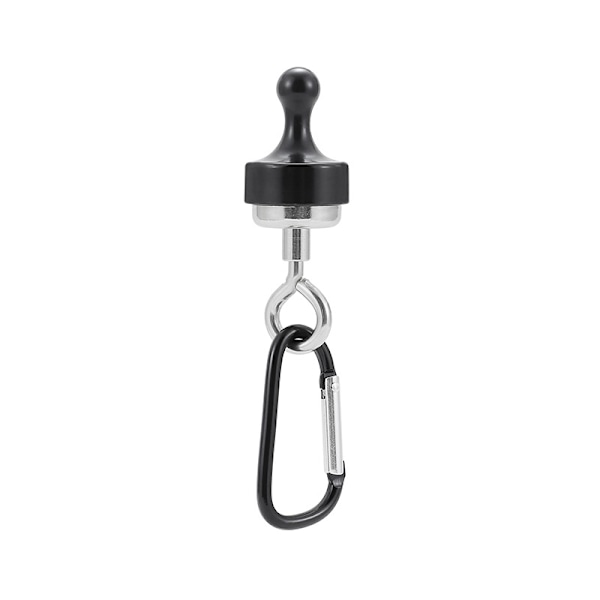 (2-pack) Magnetiska krokar för tält, Magnetklämma med karbinhake för camping, Stark jordmagnet, Hängning på kryssning, Multifunktionell