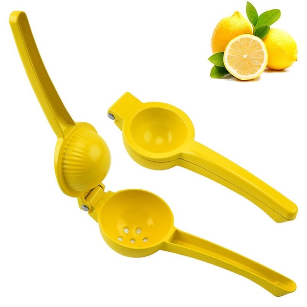 Citronpresser Frugtpresser Manuel Citronklemme Manuel Juicer (1 stk., Gul)