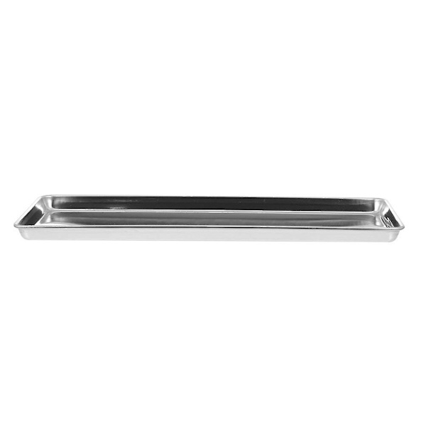 Rustfrit Stål Plade Rektangulær Plade Køkken Opbevaring Bakke Kold Nuddel Plade Bakke Sølv 35X25X1.5CM Silver 35X25X1.5CM