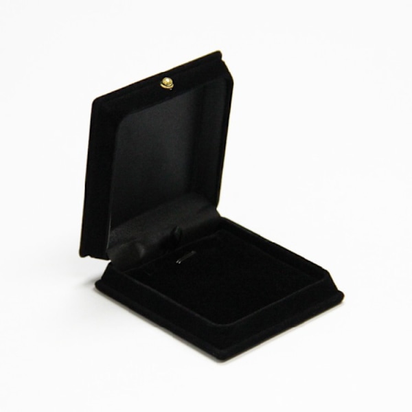 1 x Sammetshalsband Kedja Smycken Display Case Holder Organizer - Svart  kan även förvara ring, örhänge och andra småsaker