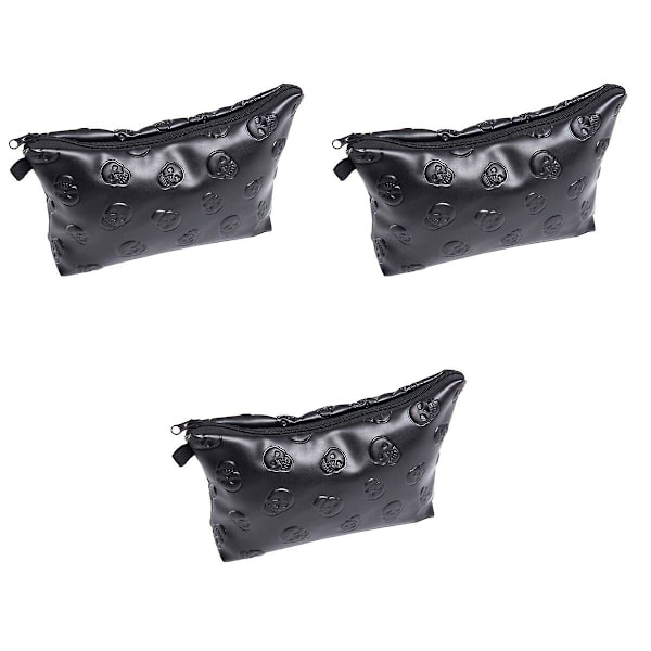 3-pack Multifunktionell Holografisk Bärbar Vattentät Reseväska Toalettsakväska Kosmetisk Sminkväska 3pcs