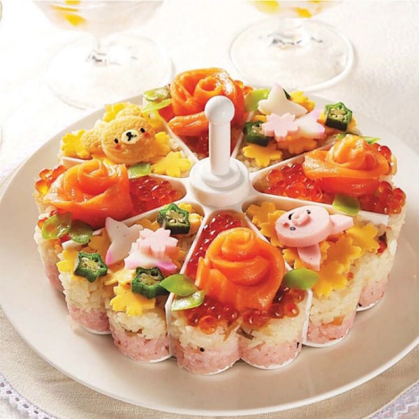 Triangulär Sushi Spam Form Lätt Triangel Sushi Form För Kök, Camping