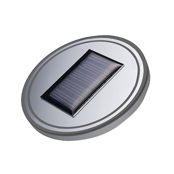 2 stk Solcelled LED Bilkoppholdermatter Puter Drikkflaskeunderlag Med Innebygd Lys Og Vibrasjonssensor Bilinteriørdekorasjon (blå)2stk 2Pcs
