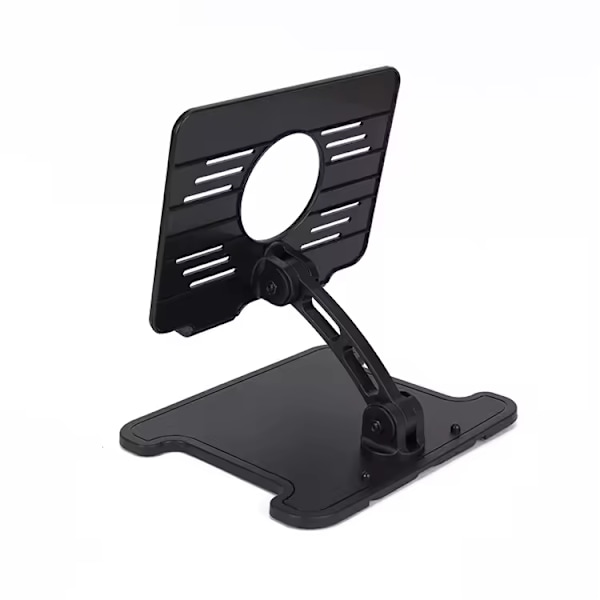 Bärbart Universellt Flexibelt Vikbart Aluminiumplattestativ Silikonbas Metallbord Laptopställ_xrzi black Aluminum Alloy
