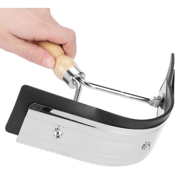 Heste Svette Skrape Sklisikker Heste Rengjøring Grooming Verktøy med Ergonomisk Sklisikker Håndtak Gård Forbruksvarer for Kveg Esler
