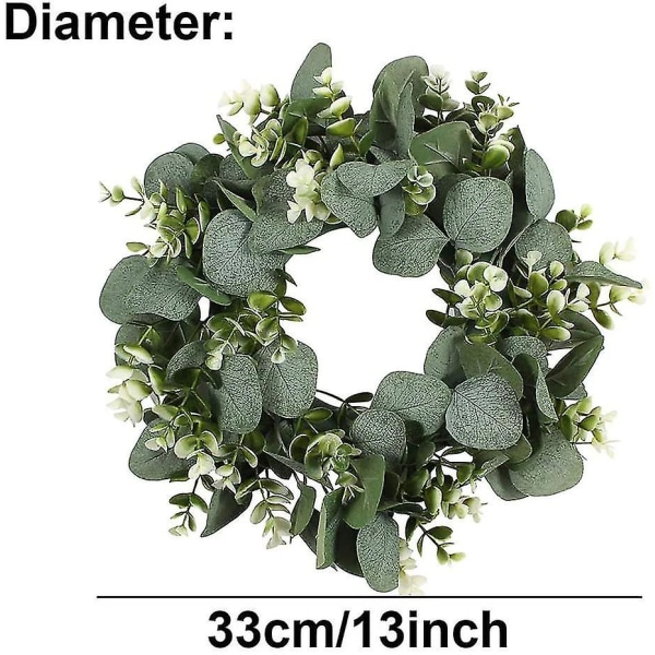 Eucalyptus Artificial Wreaths Door Wreath Green Leaves Wreath Easter Wreath