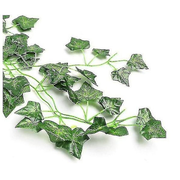 12/24/36 Grene Kunstige Ivy Bladplanter Vine Hængende Garland 12 stk. 12PCS
