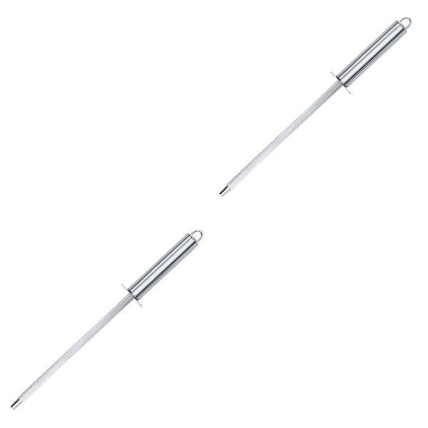 3 stk. Rustfrit Stål Slibestav Professionel Slibemaskine Honing Stål Til Hjemmekokekunstnere 2 stk. 2pcs