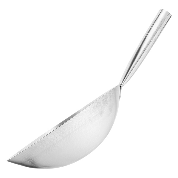 Rustfrit Stål Køkkenredskaber Wokpande Rustfrit Stål Wok Koreansk Madlavningspande Friturestegning Silver 49*32*10cm