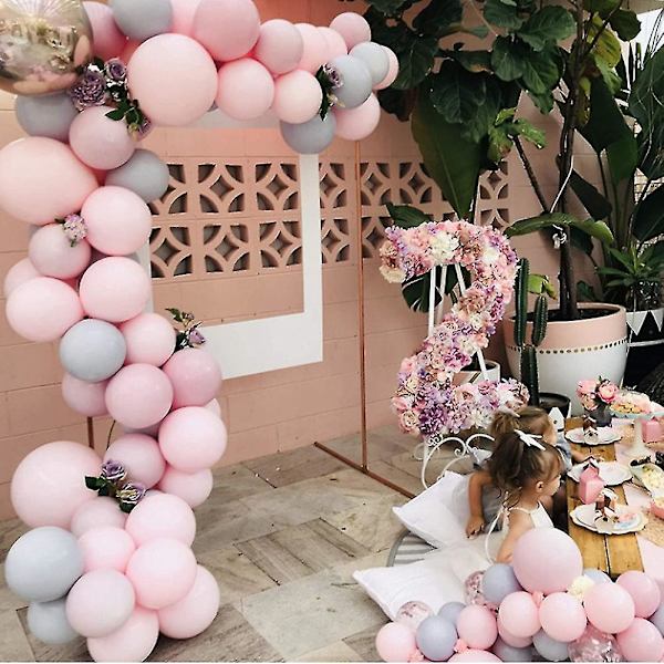 Ballonggirlandsett Macaron Ballong 4d Gullfolie Ballonger Sett Bryllup Babyshower Bursdagsfest D