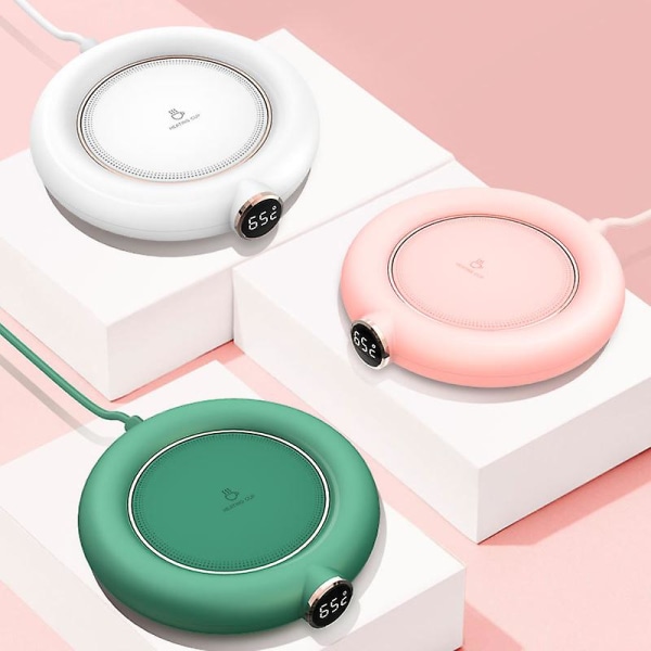Bærbar USB Elektrisk Koppedisker med Automatisk Avstenging og 3 Temperaturinnstillinger - Grønn green