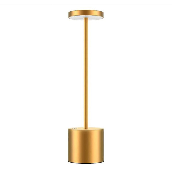 LED Bordlampe Batteri Kontinuerlig Dimbar, Grå, Bordlampe Batteridrevet Utendørs Lampe LED Lampe - Batteridrevet & Trådløs For Stue