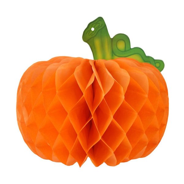 3st 25cm pumpapappersboll Kreativ Halloween-dekoration Honeycomb-boll med hålOrange25X25cm Orange 25X25cm