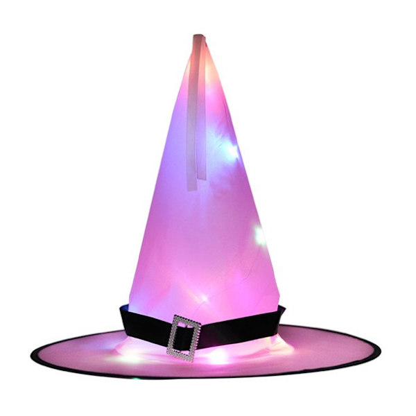 Hatt Halloween-hatt Hengende hatt LED-belyst Halloween-dekorasjon Hatt