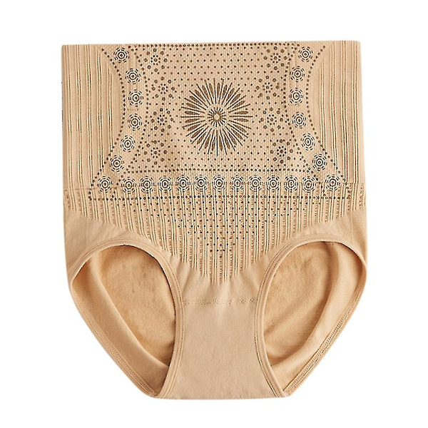Høytaljet Shapewear for Kvinner med Rumpeheving, Magekontroll og Pustende Stoff - LYellow L Yellow
