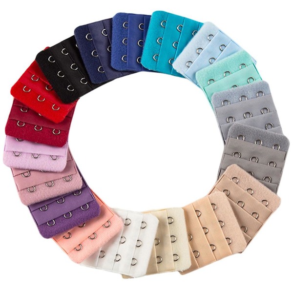 30 kpl Rintaliivinsulkimet Koukut Rintaliivin Sulkimen Hihnan Koukut Rintaliivin Hihnan Laajennuskoukut Rintaliivin Tarvikkeet Satunnainen Väri Random Color 0.3X4.4X5CM
