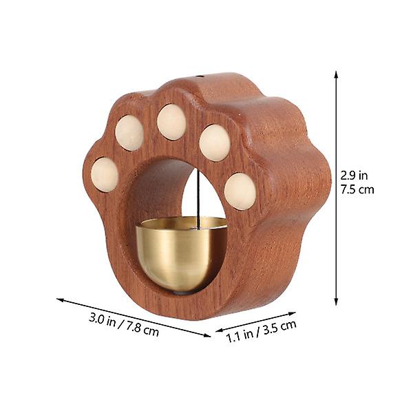 Puinen Kauppiaan Kello Kynnen Muotoinen Tuulisoitto Oven Avauskello Sisäänkäyntikello KoristeluunDecorate7.8 Decorate 7.8x7.5cm