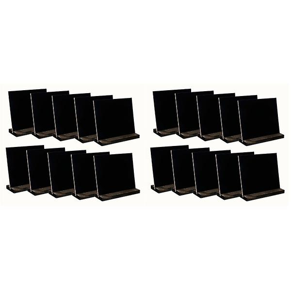 20 stk. DIY Mini Tavlebrætter Træ Tavlebrætter DIY Memo Brætter Værelsespynt Til Hjemmet Skole 20 stk 20 pcs 15.5*4.8*13CM