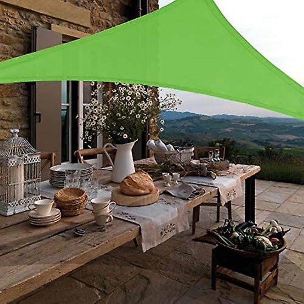 Vandafvisende Solsejl UV-Blokering Solsejl Terrasse Lige-sidet 3*3*3 Grøn 3*3*3 Green