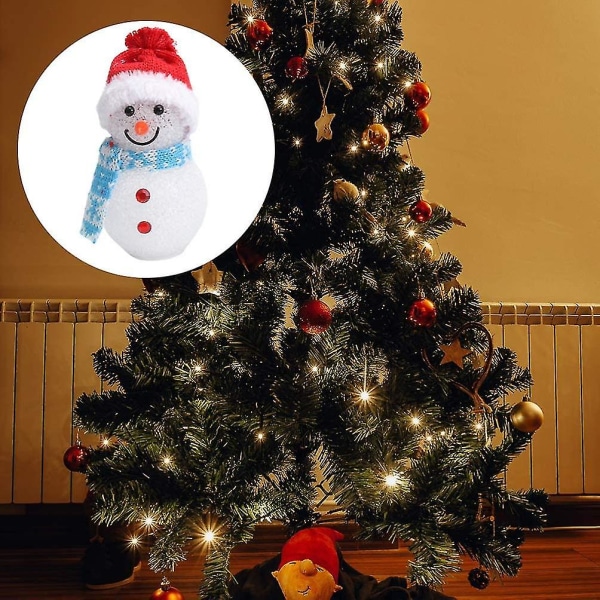 Led-lumiukon valokoriste Mini Led hehkuvat valot joululomalle Olohuone Makuuhuoneen Juhlalaukun täyttövalo Lelu yölamppu