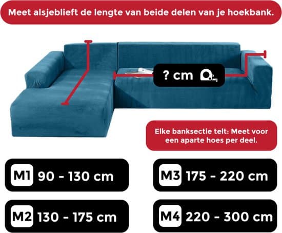 Fløjl Hjørnesofabetræk Strækbart Skridsikkert Sofabetræk til L-formet Sofa, Vaskbar Møbelbeskytter, Grå, M1 90-130cm