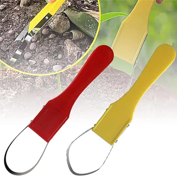 Manuel ukrudtsfjerner værktøjssæt, rustfrit stål og plastik, håndholdt ukrudtsfjerner til haver, plæner og potteplanter, 2-dele