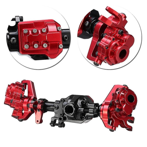 For- og bagstyringsknuckle C-hub beslagssæt kompatibelt med Traxxas Trx4,1