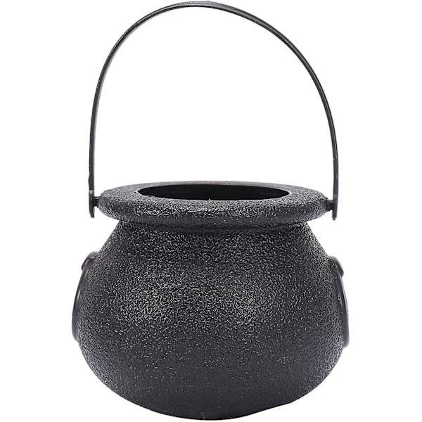 10 stk. Serie Heksegryte Godteriholder Med Håndtak Allehelgensdag Godteriboks Mini Kjel Black Witch Cauldron For Allehelgensdag