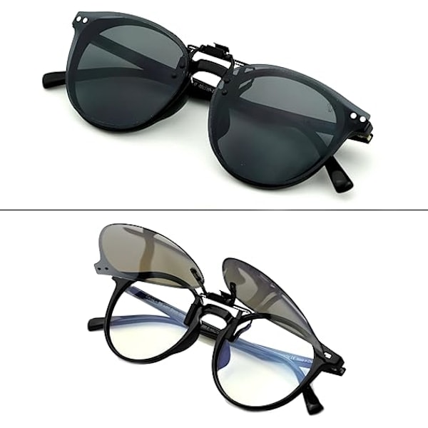Polariserende solbrille clip-on, foldbar og ultralet, over solbriller_ryy