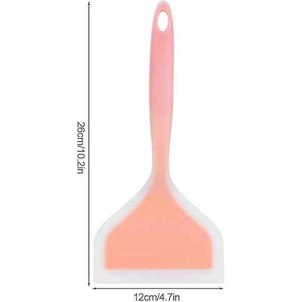 Silikonspatel, Värmebeständiga sömlösa spatlar för matlagning, bakverkspatel, livsmedelsgodkända köksredskap för bakning och blandning (orange)