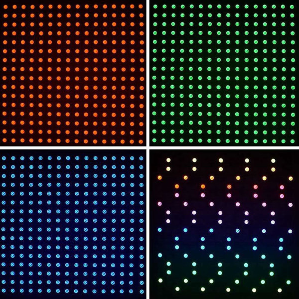 8x32 Sk6812 Ws2812b Fleksibelt LED-panel Digital Pixel Skærm Dc5v